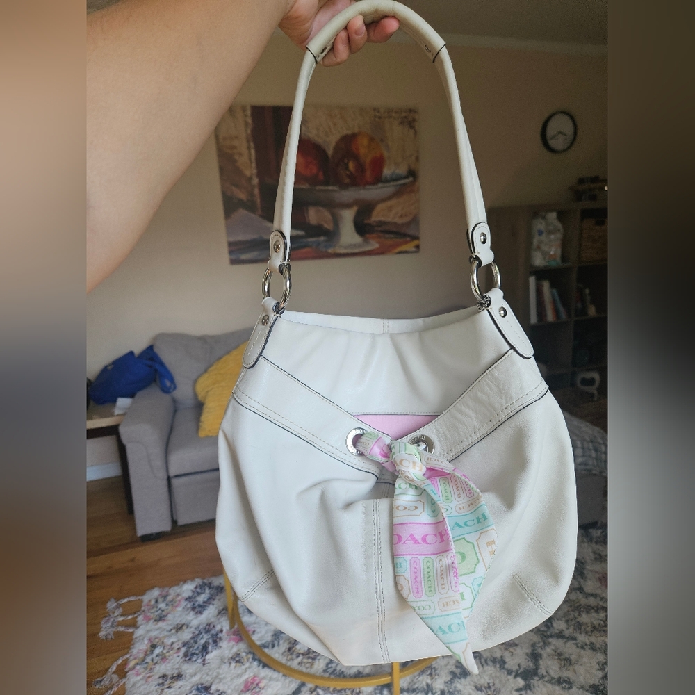 COACH Ivory shoulder bag